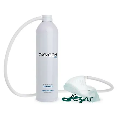 £36.99 • Buy Boost Oxygen In A Can 35 Litres With Mask Boost Levels Recreational Therapy