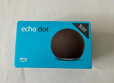 NEW Amazon Echo Dot 5th Gen. Smart Speaker 2022 To 2023 Charcoal Free Ship • $40.99