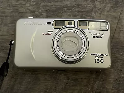 Minolta Freedom Zoom 150 35mm Point Shoot Camera Multi AF Panorama PARTS/Repair • $19.95