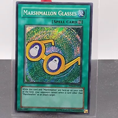 £6.34 • Buy Yugioh Marshmallon Glasses Secret Rare Unlimited PP01-EN004 Yu-gi-oh 