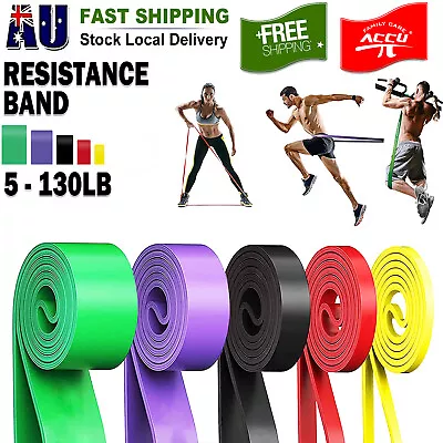 Resistance Band Heavy Duty Pull Up Set Assisted Exercise Tube Home Gym Fitness • $7.99