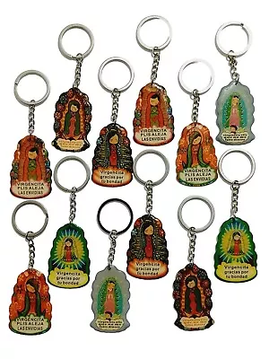 12 Pc Virgencita Guadalupe Keychain Favors Communion Recuerdos Llaveros Bautizo  • $14.99