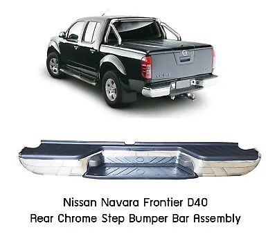 Chrome Rear Step Bumper Bar Assembly For Nissan Frontier Navara D40 Pickup 05-20 • $929.45