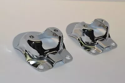 Pair New 1967 1968 1969 1970 Mustang Shock Tower Caps Chrome Metal -Show Car • $39.99