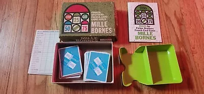 Vintage 1962 Parker Brothers Mille Bornes French Card Game 100% Complete • $10
