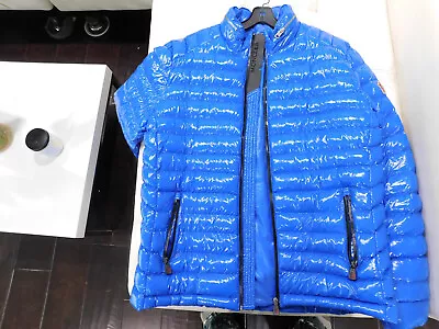 Moncler Men Down Jacket Size L (pit To Pit 22) / Rare Bright Blue. Pre-owned. • $230