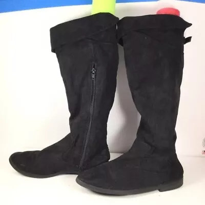 Bongo Addison Women Over The Knee Boots Tall Boots Black Size 9 • $16.22
