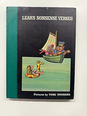 Tomi UNGERER / Lear's Nonsense Verses 1st Edition 1967 • $55