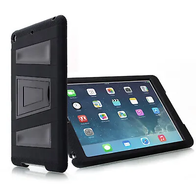 Hard Stand Cover For IPad Mini 1 2 3 4 Gen/Air 9.7  Shockproof Rugged Armor Case • £2.43