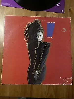 Janet Jackson Control Vinyl LP EX / VG AMA 5106 First Press • £8