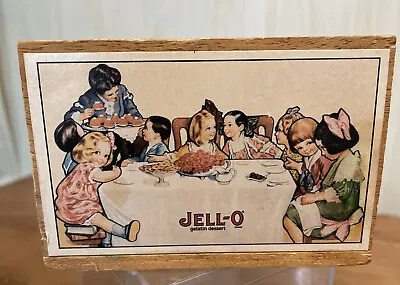 $19.99 • Buy Vintage Miniature Jell-O Brand Jello Wooden Crate Box Jell-O Gelatin Dessert