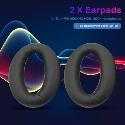 $14.52 • Buy 1 Pair Replacement Ear Pads For Sony WH1000XM2 MDR-1000X Headphones (Black)