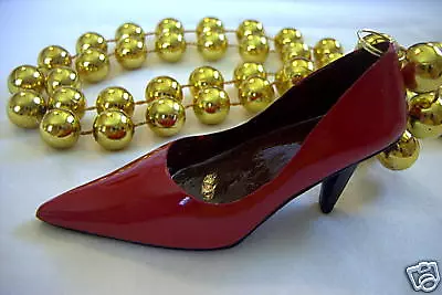 Classic  One Red Shoe  High Heel Mardi Gras Necklace Beads (b576) • $5.85