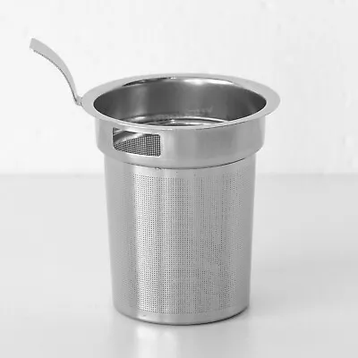 Stainless Steel Metal Loose Tea 6 Cup Infuser Basket Pot Strainer For Teapots • £13