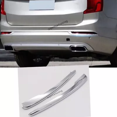 Chrome Rear Fog Lamp Light Strip Trim For Auto Volvo XC90 2016-2022 2023 ABS • $61.15