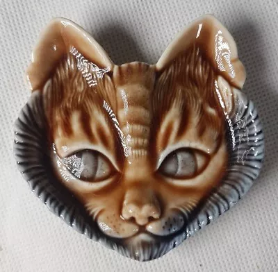 Wade Cat Porcelain Dish Vintage Pet Faces Made In England 8cm Wide Rare Prop • £9.99