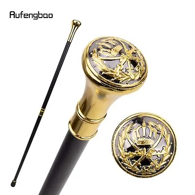 Golden The Middle Ages Sword Cross Totem Walking Cane Fashion Walking Stick • $42