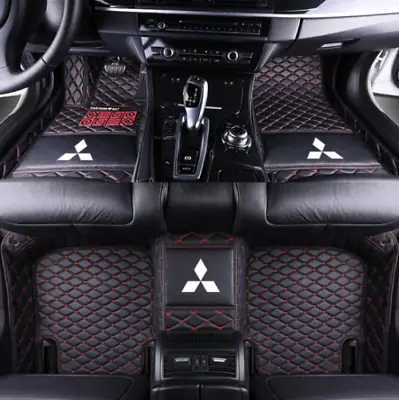 For Mitsubishi All Series 1995-2023 Car Floor Mats Custom Waterproof Auto Carpet • $78.84