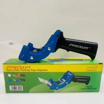 PROSUN Fast Reload 2.5  Inch Tape Gun Dispenser Packing Sealing Cutter 2 Rolls • $11.53