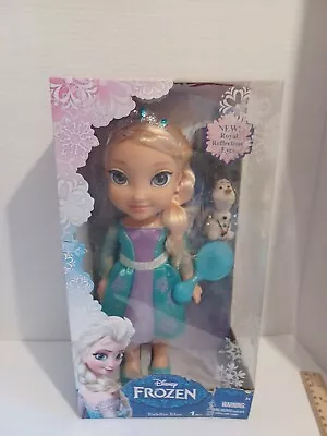 DISNEY FROZEN PRINCESS TODDLER ELSA DOLL ROYAL REFLECTION EYES Deluxe New Rare • $10