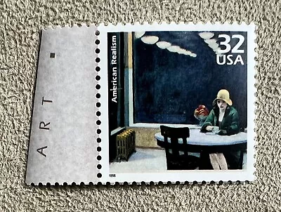 US Scott #3184n Edward Hopper Automat Realism Celebrate The Century Stamp MNH • $1.19