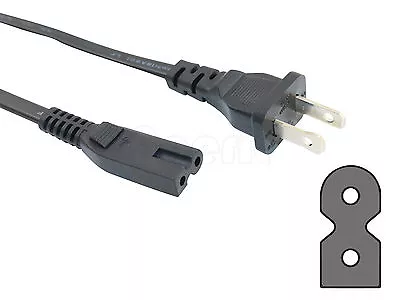 Long 6Ft 2 Prong Polarized Power Cord For Vizio LED TV Smart HDTV AC Wall Cable • $6.49