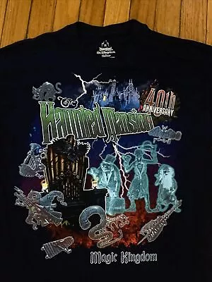 $34.02 • Buy Disney 40th Anniversary Haunted Mansion T Shirt XL Magic Kingdom Land