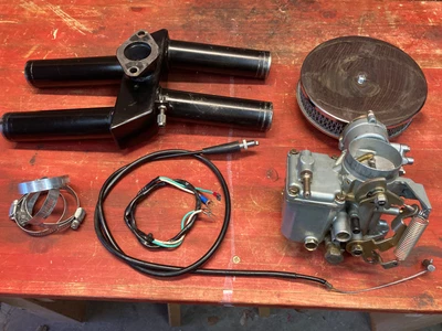 $150 • Buy Honda Goldwing Carburetor 4 To 1 Intake Manifold Full Kit W/ VW EMPI 34 PICT-3