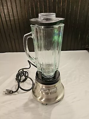 Waring Pro Commercial Blender Model 51BL26 Complete Chrome 40 Oz Glass Pitcher • $89