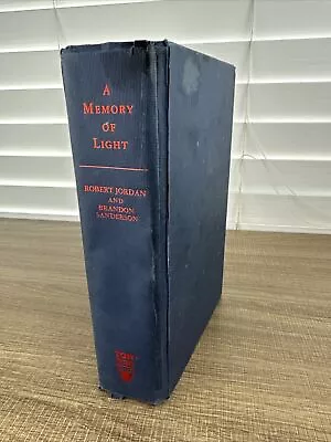 A MEMORY Of LIGHT 1st Edition 1st Print! Robert Jordan Wheel Time AutoSigned HC • $17.95