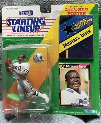 Starting Lineup 1992 Michael Irvin NFL Dallas Cowboys • $20