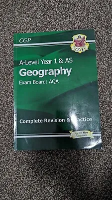 CGP AQA A-Level Geography Complete Revision & Practice Book • £6.20