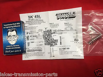 Transgo Sk®4-sl Ford C-4 Trans Transmission Shift Kit 1967-1969 • $46.77