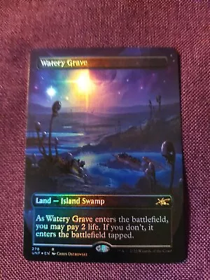 MTG Watery Grave Foil Unfinity  Mint Wotc • $165