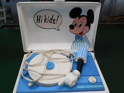 Rare Vintage Walt Disney Production Mickey Mouse Sears Record Player  • $79.99