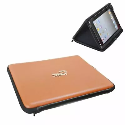 10  Inch EVA Stand Zip  Sleeve Case Cover Bag For 10  Inch Tablet IPad Brown • £5.92