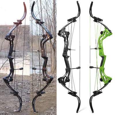 40-55lbs Recurve Bow Compound Bow Hunting Fishing 320FPS Archery Target Shooting • £280.09