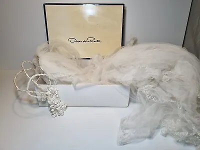Vintage Oscar De La Renta Wedding Dress Veil - 1980's - Used - DA • $150