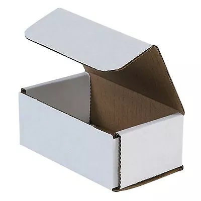 50 Pack 5x3x2 Small White Cardboard Carton Mailer Mailing Shipping Box Boxes • $27.82