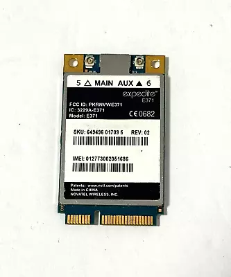 OEM NOVATEL Expedite E371 LTE 3G 4G WWAN PCI Express Card • $21.95