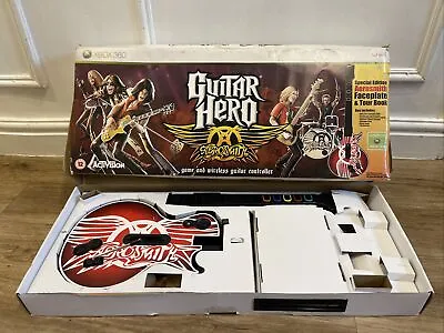 Guitar Hero Aerosmith Xbox 360 Gibson Les Paul Wireless Controller Tested BOXED • $171.71