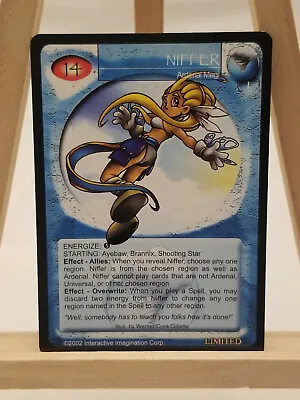 Magi Nation Duel - Niffer - Arderial Magi - LIMITED - Promo - 2002 • $20