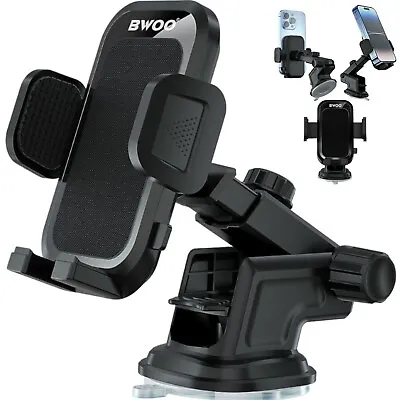 Car Mobile Phone Holder Suction Mount Windscreen Dashboard 360 Rotation • £10.90