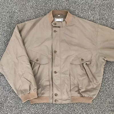 YSL Vintage Bomber Jacket Brown L • £75