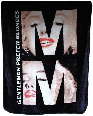 Marilyn Monroe  Gentlemen Prefer Blondes  60  X 80  Luxury Plush Blanket • $29.99