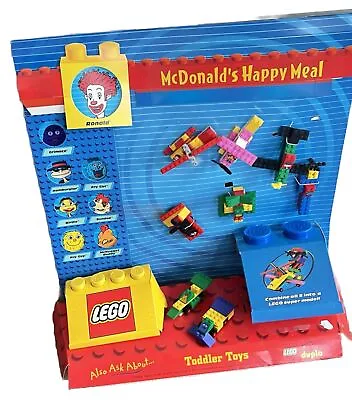 1999 McDonald's Happy Meal Display~ FULL SET Toys~ LEGO SUPER MODEL • $85
