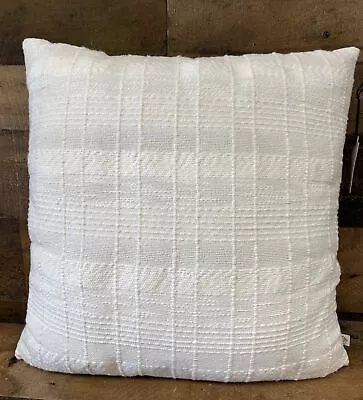 18  X 18  Throw Pillow Hearth & Hand Magnolia Off White  Removable Cover • $19.99