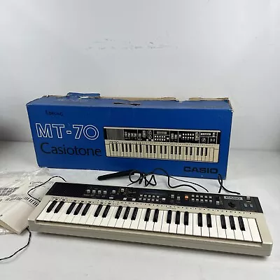 Casio Casiotone MT-70 49-Key Electric Synthesizer Keyboard Vintage Japan 1980's • $299.95