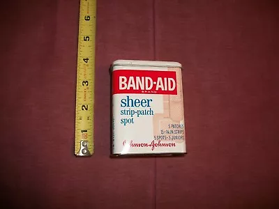 Vintage Metal Band-Aid Container • $9.99