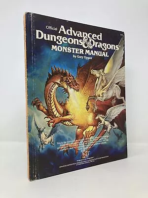 Advanced Dungeons And Dragons Monster Manual #2009 By Gary Gygax First 1st VG HC • $60